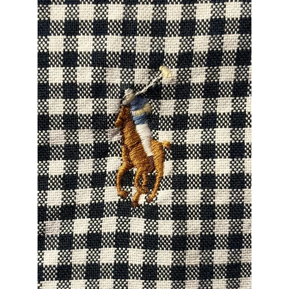 Polo Ralph Lauren Men's Classic Fit Gingham‎ Button Down Shirt Size L